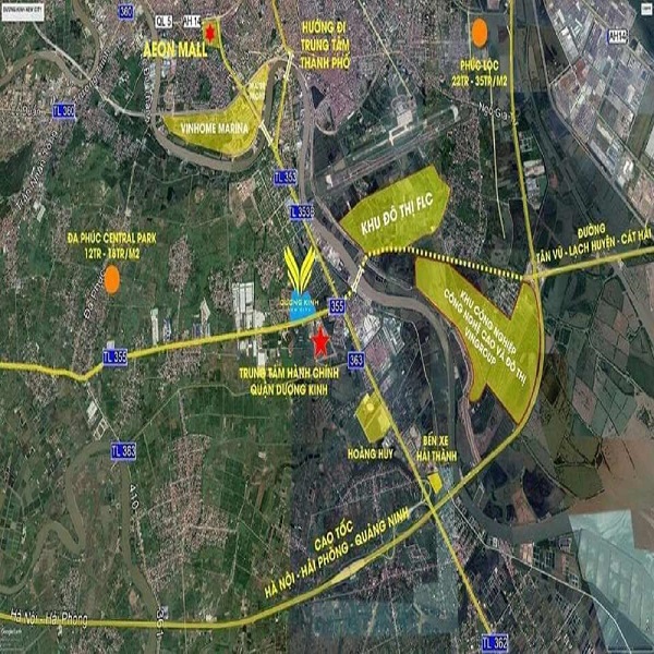 Hình Ảnh Mặt Bằng Đất Dự Án Anh Dũng 1, Dương Kinh, Hải Phòng