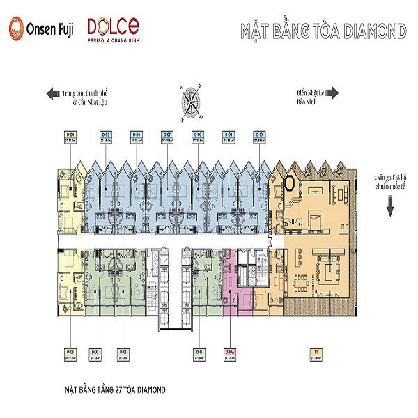 Hình Ảnh Mặt Bằng Chung Cư Dolce Penisola Quảng Bình