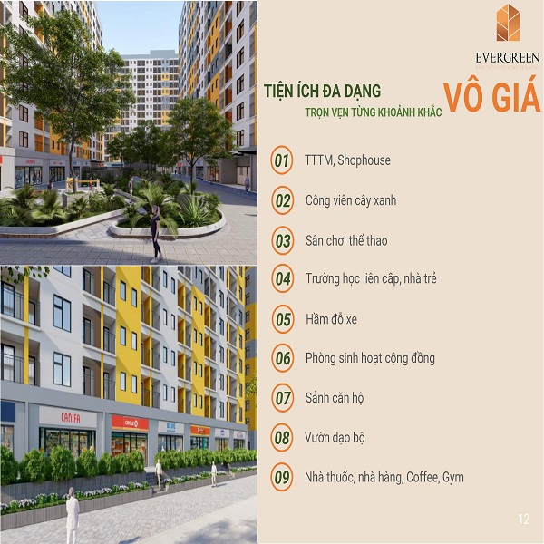 tien ich evergreen trang due an duong