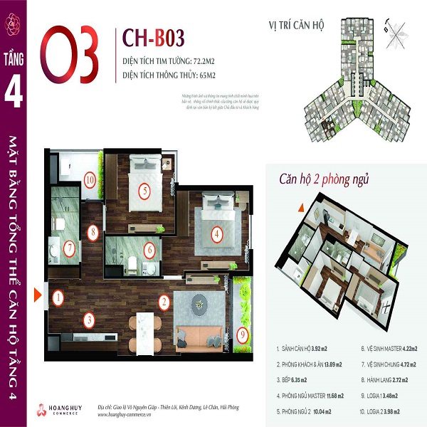 chung cu hoang huy commerce