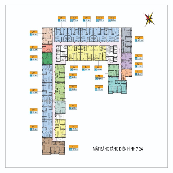 mặt bằng sentosa sky park